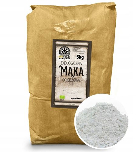 Ekologiczna Mąka Orkiszowa JASNA 5 KG BIO na Arena.pl