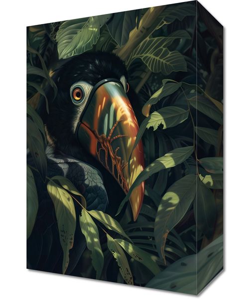 Obraz 20x30cm Skryty Tukan zdjęcie 1