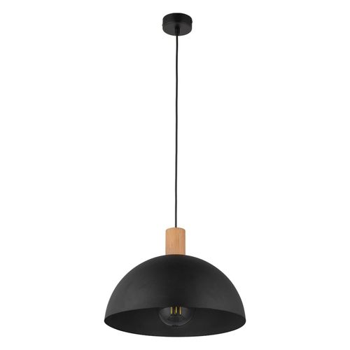 Wisząca lampa salonowa Oslo 4852 TK Lighting skandynawska drewniana czarna na Arena.pl