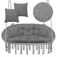 DUŻA PODUSZKA NA HUŚTAWKĘ WISZĄCĄ DWUOSOBOWĄ BOCIANIE GNIAZDO WODOODPORNA