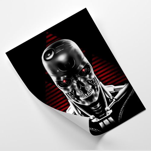 Plakat, Głowa robota 50x70 na Arena.pl