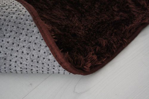 Dywan Plusz Microfibra Brown Brąz 120x170 na Arena.pl