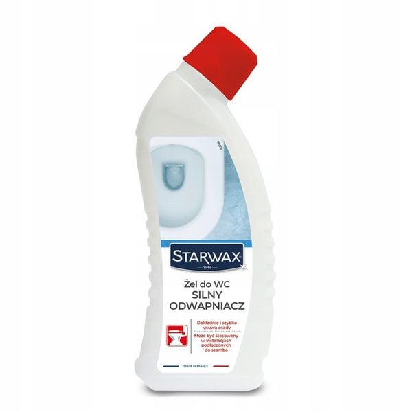 ŻEL DO WC PŁYN SILNY ODWAPNIACZ DO WC STARWAX 43390 USUWA KAMIEŃ zdjęcie 1
