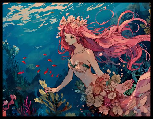 Plakat 65x50cm Nimfa Oceanu na Arena.pl