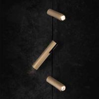 Sufitowa LAMPA natynkowa LEDA 33103 Sigma metalowa OPRAWA regulowane tuby plafon złota