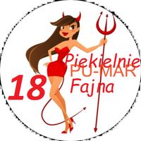 Opłatek na tort Urodziny 18 30 40 Diablica Kobieta Postać Sexy Whisky