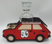 karafka + 6 kieliszków maluch  50 urodziny