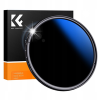 FILTR 62mm 62 mm K&F CONCEPT Typ FADER SZARY REGULOWANY Nano-C ND2-ND2000