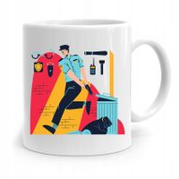 Kubek Prezent Dla Policjanta Policjantki Z Nadrukiem Ze Zdjęciem