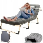 ŁÓŻKO TURYSTYCZNE ŁÓŻKO SKŁADANE ŁÓŻKO POLOWE WYGODNE PREMIUM