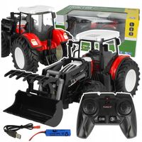 TRAKTOR ZDALNIE STEROWANY CIĄGNIK NA PILOTA z turem spychacz na akumulator