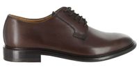 Geox Półbuty męskie biznesowe - U Guildford - rozmiar 40 - brązowe skórzane