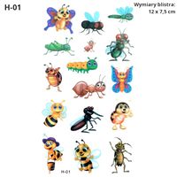 Tatuaże dla dzieci, różne wzory - H-01