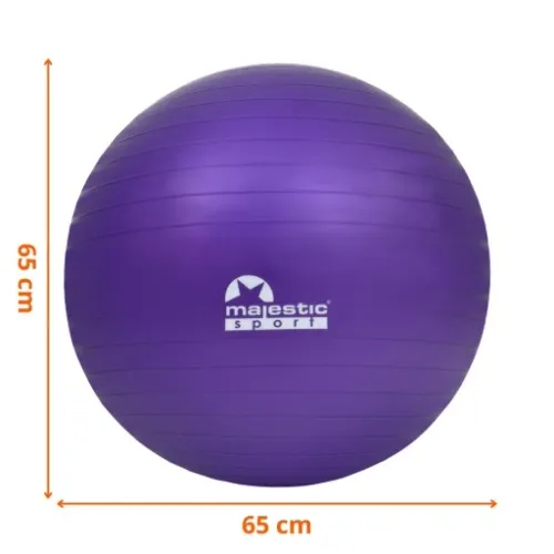 PIŁKA GIMNASTYCZNA FITNESS 65 CM MAJESTIC SPORT na Arena.pl