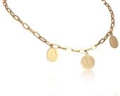 łańcuszek z trzema monetkami (c22/mon/96au)