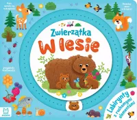 Zwierzątka w lesie. Labirynty z ruchomymi elementami