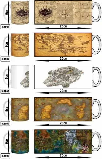 MAGICZNY KUBEK HARRY POTTER MAPA HUNCWOTÓW MIKOŁAJ zdjęcie 3