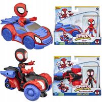 MARVEL SPIDEY I SUPER-KUMPLE ZESTAW FIGURKA MILES MORALES I HULK Z POJAZDEM