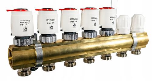 SIŁOWNIK TERMOELEKTRYCZNY DO ROZDZIELACZA ZAWORU GWINT M30 x 1,5 230V NC na Arena.pl