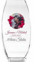 Wazon z nadruk PREZENT rocznica ślubu 10 20 25 30