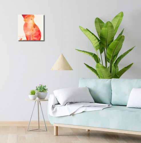 Obraz 30x30cm Akwarelowy Kot na Arena.pl