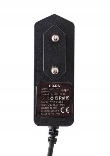 ŁADOWARKA 5 V 2,1/5,5 DIODA LED WSKAŹNIK HILDA LASERA POZIOMICY na Arena.pl