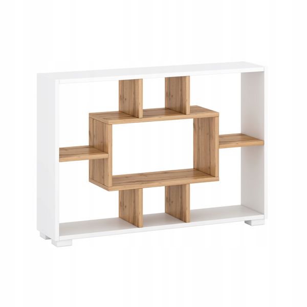 Regał 90x60x20 cm ścienny podłogowy biały wotan zdjęcie 3