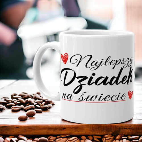 KUBEK Z NADRUKIEM ŚMIESZNY PREZENT DZIEŃ DZIADKA URODZINY IMIENINY DZIADEK na Arena.pl