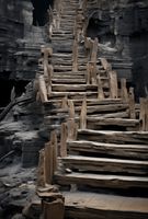 Plakat 67,5x100cm Schody do Nieznanego