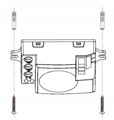 CZUJNIK RUCHU ZMIERZCHU MIKROFALOWY SENSOR CZUJKA DO LED PIR na Arena.pl