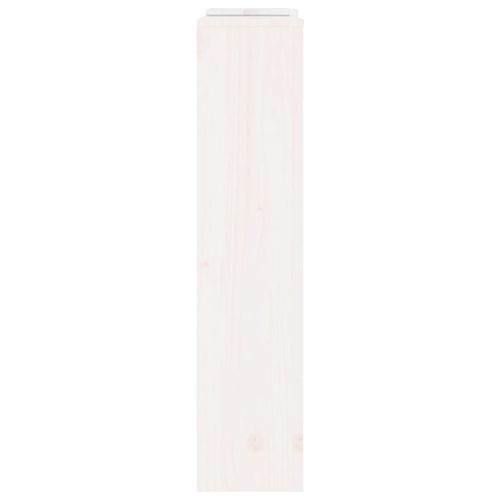 Osłona grzejnika, biała, 210x21x85 cm, lite drewno sosnowe na Arena.pl