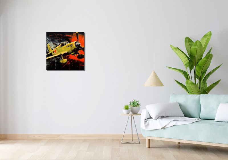 Obraz 50x50cm Barwny Przelot zdjęcie 2