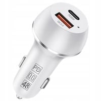 MOCNA SZYBKA 3x ŁADOWARKA SAMOCHODOWA 48W USB USB-C TYP-C PD 30W QC 3.0