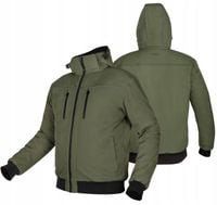 NEO KURTKA OCIEPLANA KAPTUR OUTDOOR ZIELONA ODBLASKOWA CE 81-579 r. S/48