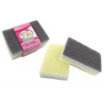 zmywak, gąbka do czyszczenia naczyń 12,5 x 8 x 1,5 cm kpl 2 szt