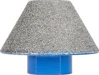 Geko Frez diamentowy stożkowy 20-48mm M14 do ceramiki kamienia