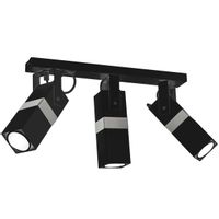 Regulowana LAMPA sufitowa VIDAR MLP6286 Milagro prostokątna OPRAWA plafon tuby metalowe czarne