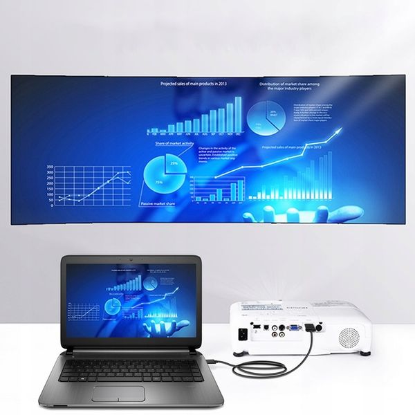 KABEL USB-C 3.1 TYP C DO HDMI 4K ADAPTER MHL 200CM zdjęcie 5