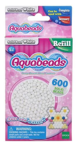 Aquabeads Białe lite koraliki na Arena.pl
