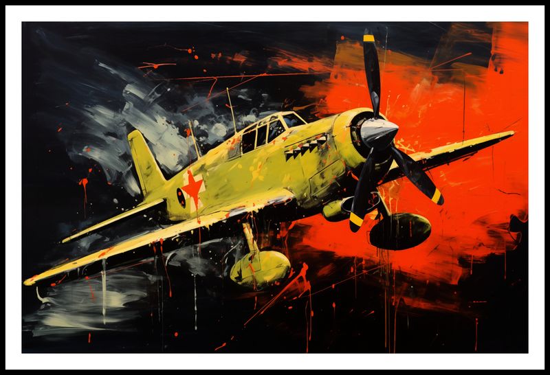 Plakat 91,5x60cm Barwny Przelot zdjęcie 3