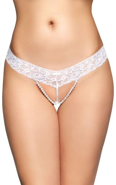 G-String 2491 - White S/M zdjęcie 1