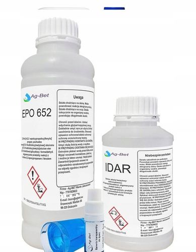 żywica epoksydowa Epo 652 Krystaliczna 1,5 kg +barwnik do drewna odlewnicza na Arena.pl