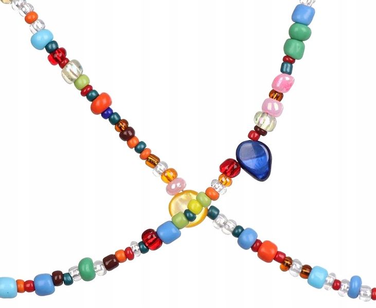 Elegancki Kolorowy Letni Łańcuszek Do Okularów zdjęcie 5