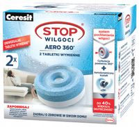 2 x 2x wkład do pochłaniacza wilgoci Ceresit Aero 360 stop wilgoci - neutra