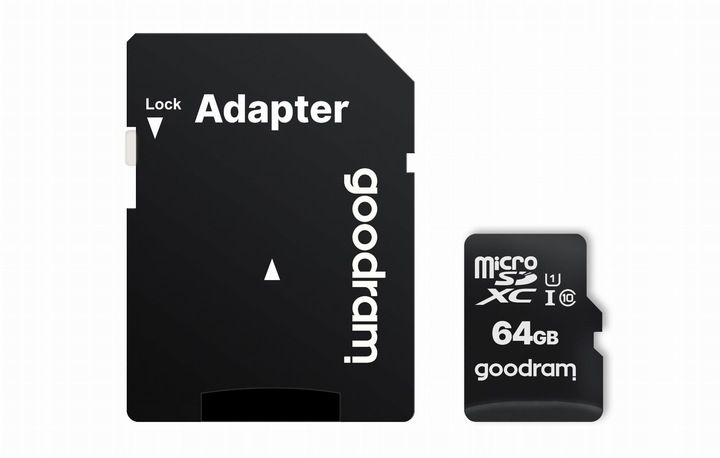 GOODRAM 64GB microSDXC class 10 UHS I + adapter zdjęcie 9