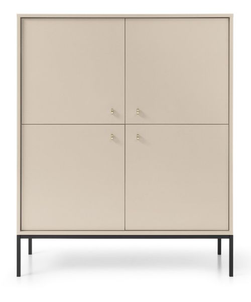 Komoda Evora wysoka beżowa zdjęcie 1