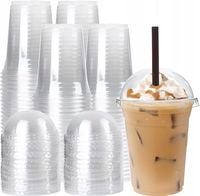 Kubki Shake PET 300ml z Wieczkiem Wypukłym 50szt Plastikowe Jednorazowe