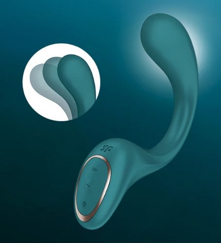 Niebieski wibrator podwójnej stymulacji na Arena.pl