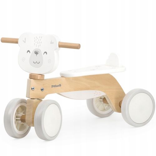 VIGA DREWNIANY JEŹDZIK MIŚ miękkie koła NAUKA JAZDY jakość SOLIDNY lekki na Arena.pl