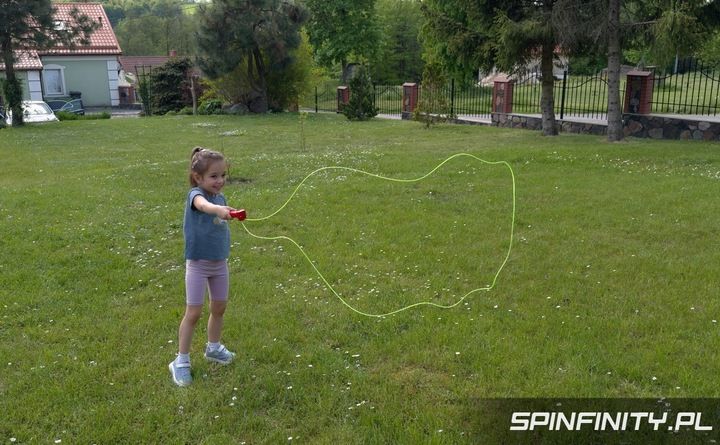 SPINFINITY - WYJĄTKOWA ZABAWKA ŚWIETLNA - LOOP LASSO / ZIPSTRING zdjęcie 2